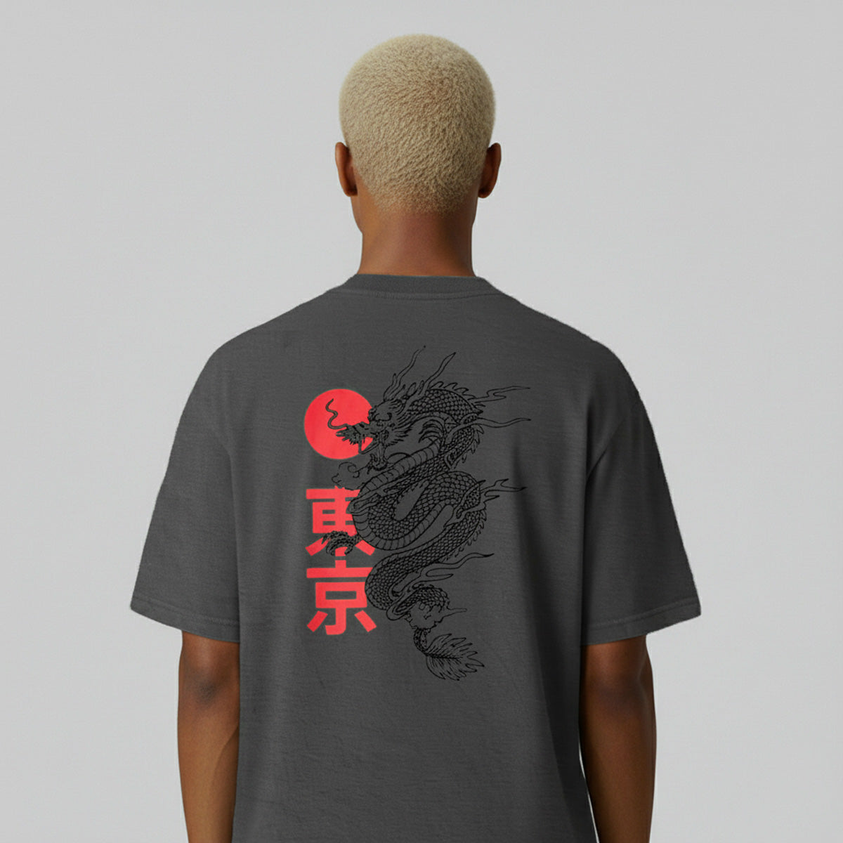Camiseta Alive Eastern Dragon Chumbo