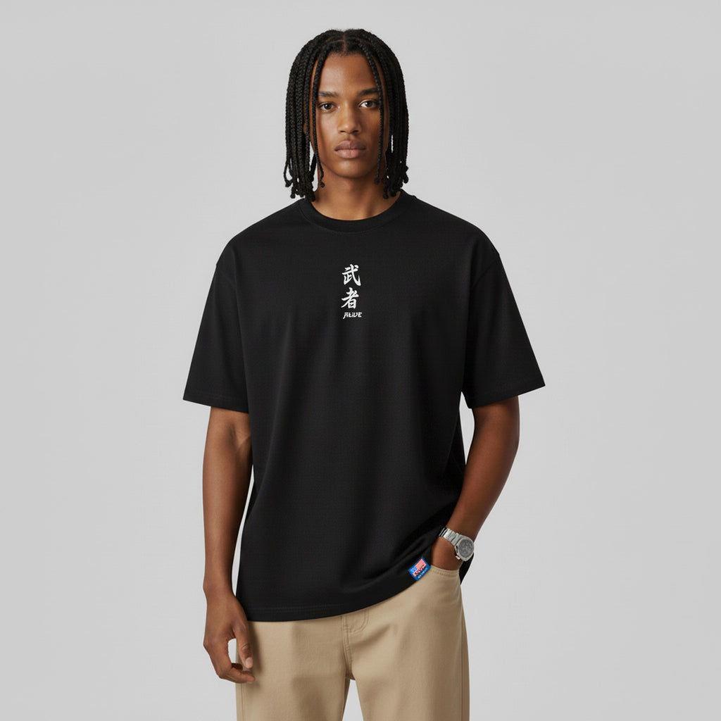 Camiseta Alive Eastern Dragon Preto