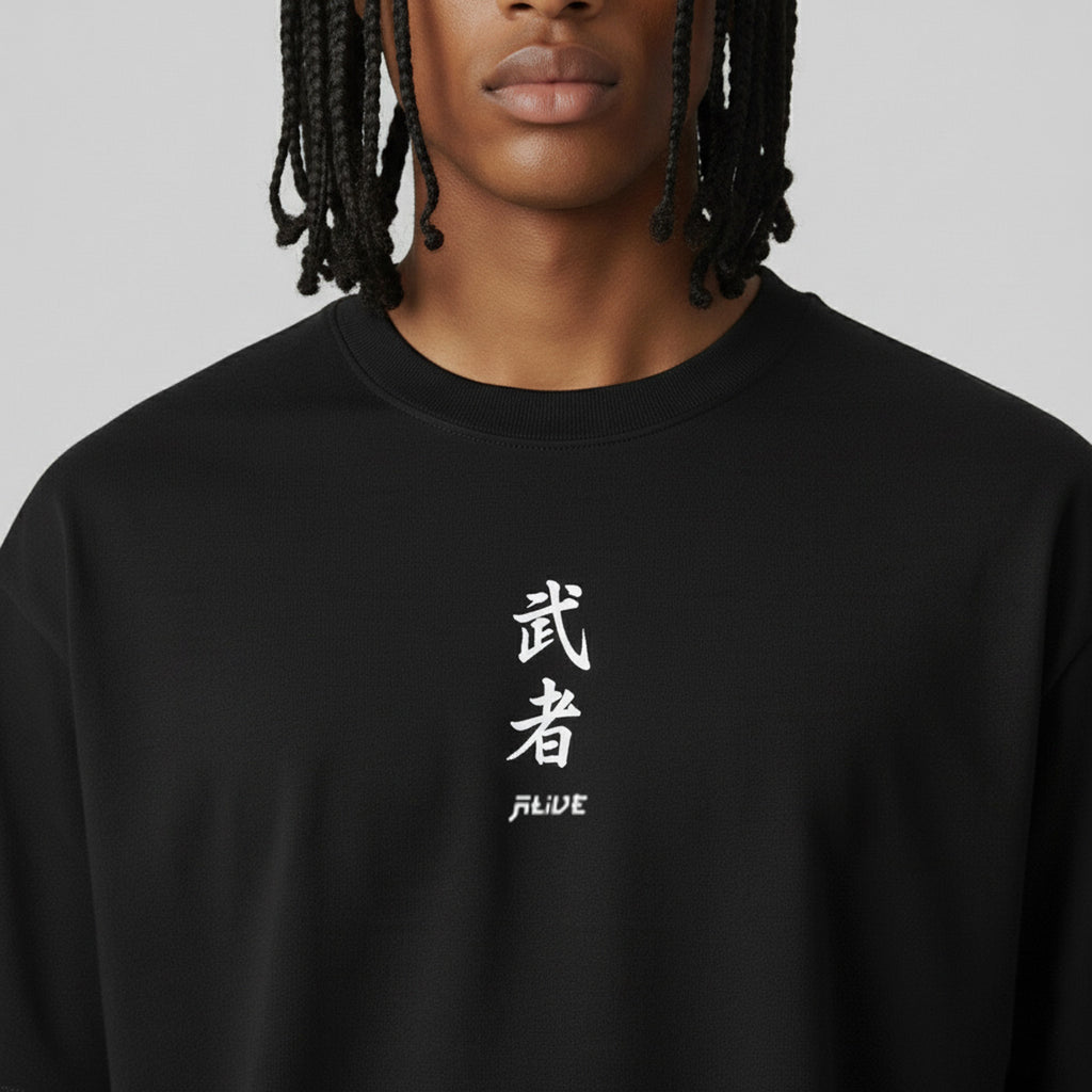 Camiseta Alive Eastern Dragon Preto