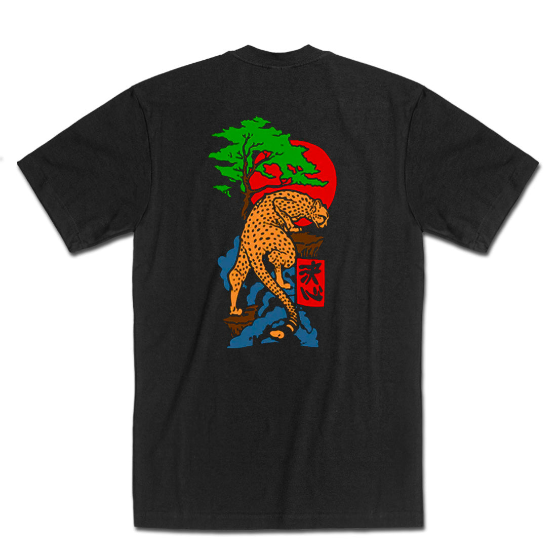 Camiseta Alive Guepardo Preto