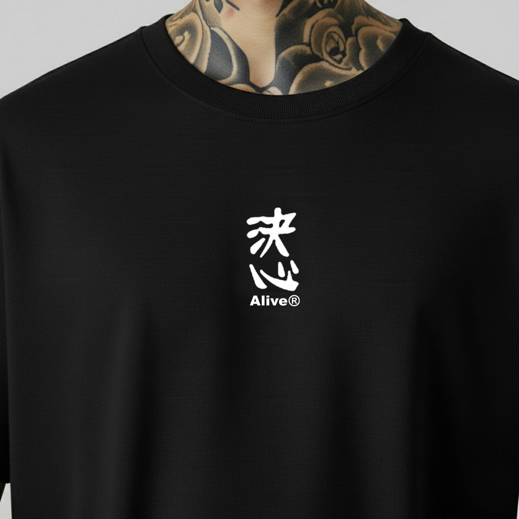 Camiseta Alive Guepardo Preto