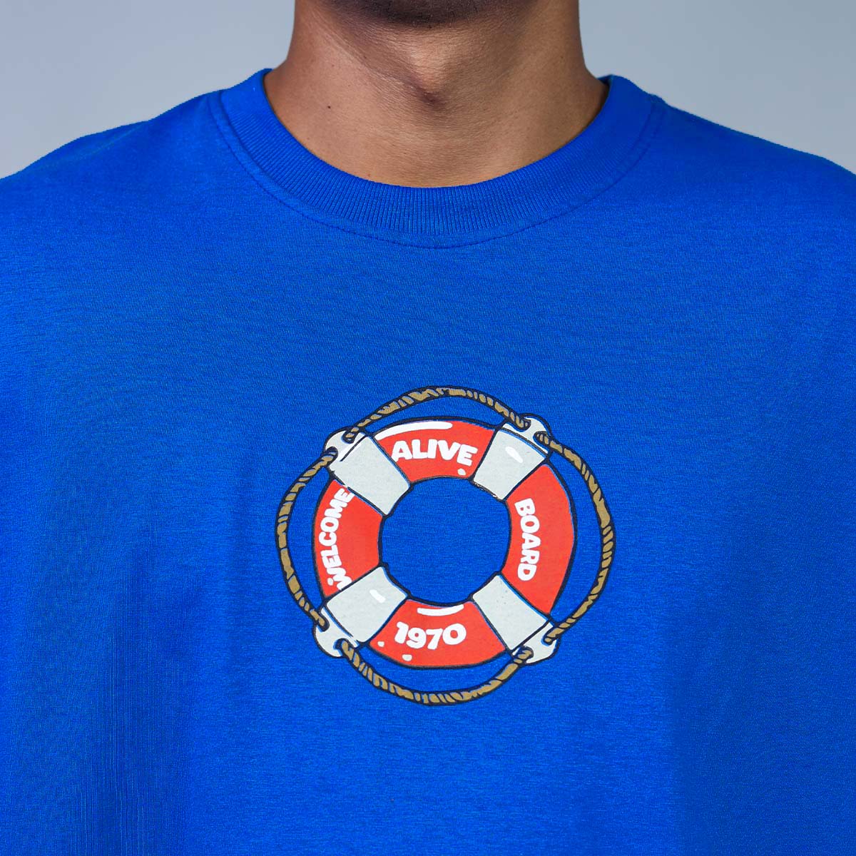 Camiseta Alive Floater Azul Royal