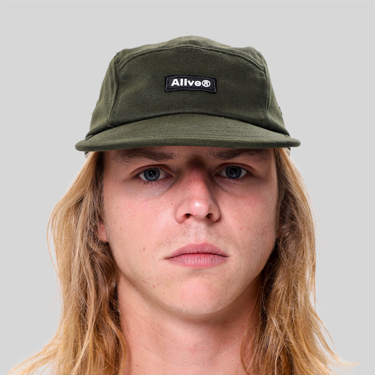Boné Alive Five Panel Patch Verde Texas