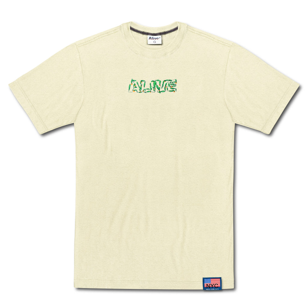 Camiseta Alive Orange Off White