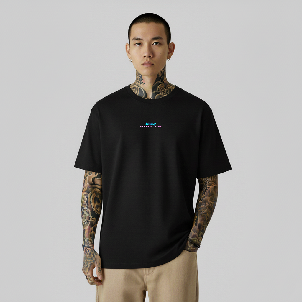 Camiseta Alive Central Park Preto
