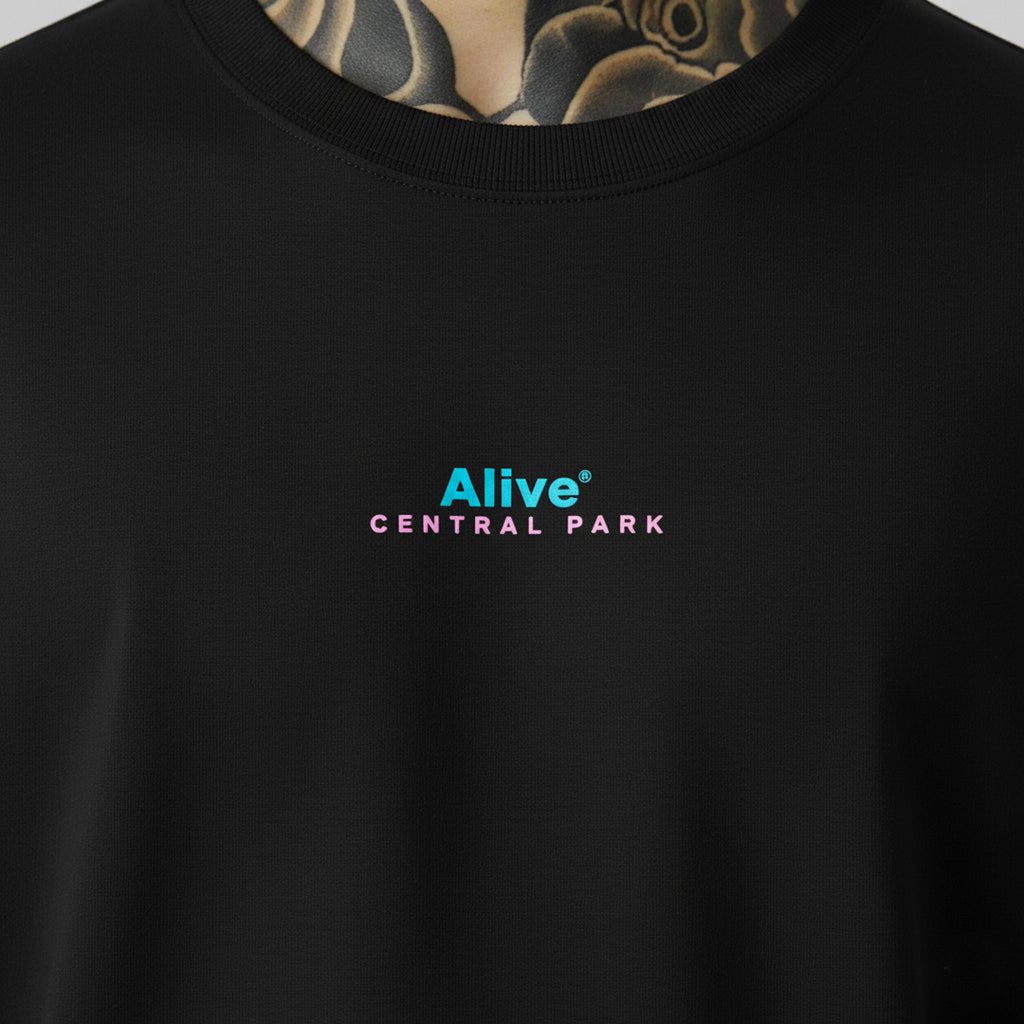 Camiseta Alive Central Park Preto