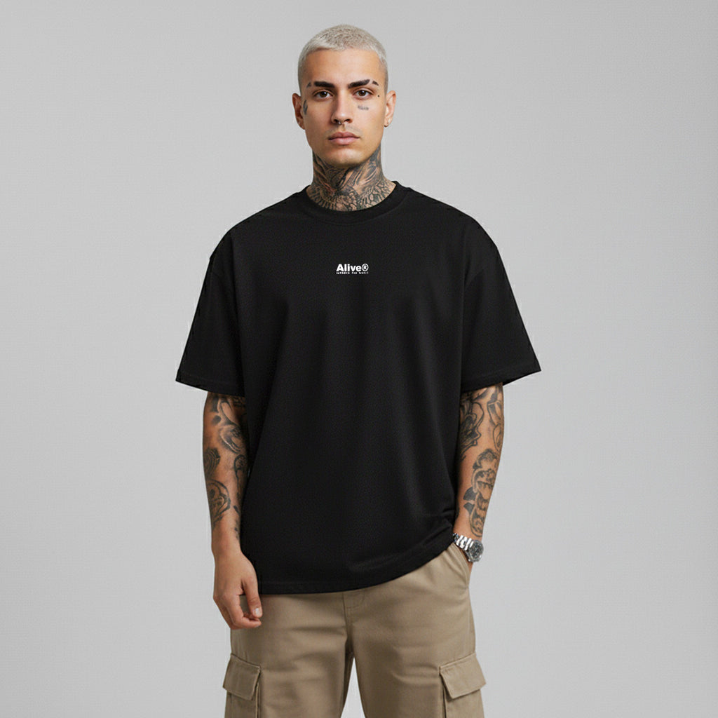 Camiseta Alive Hands Preto