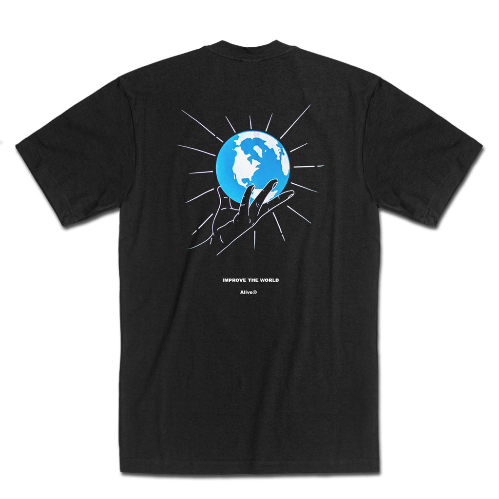 Camiseta Alive Hands Preto