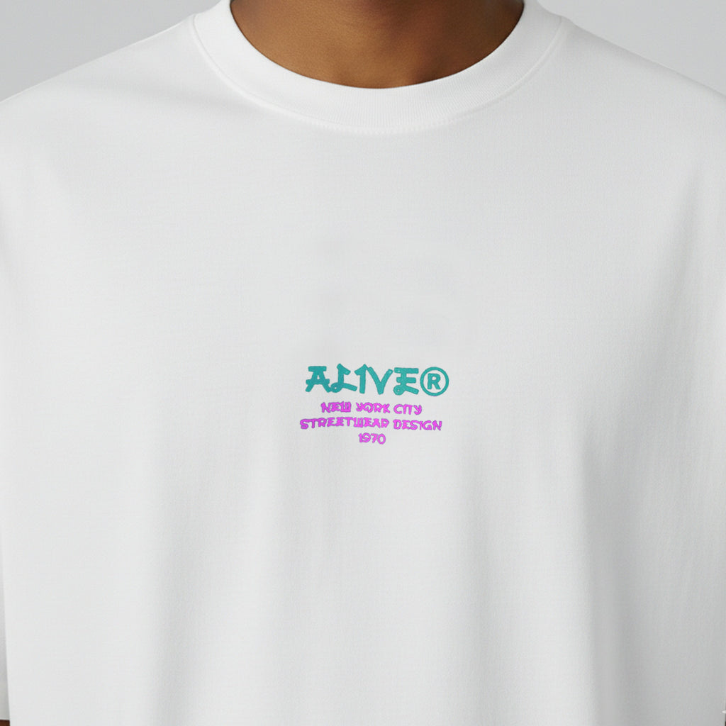 Camiseta Alive Origins 1970 Branco