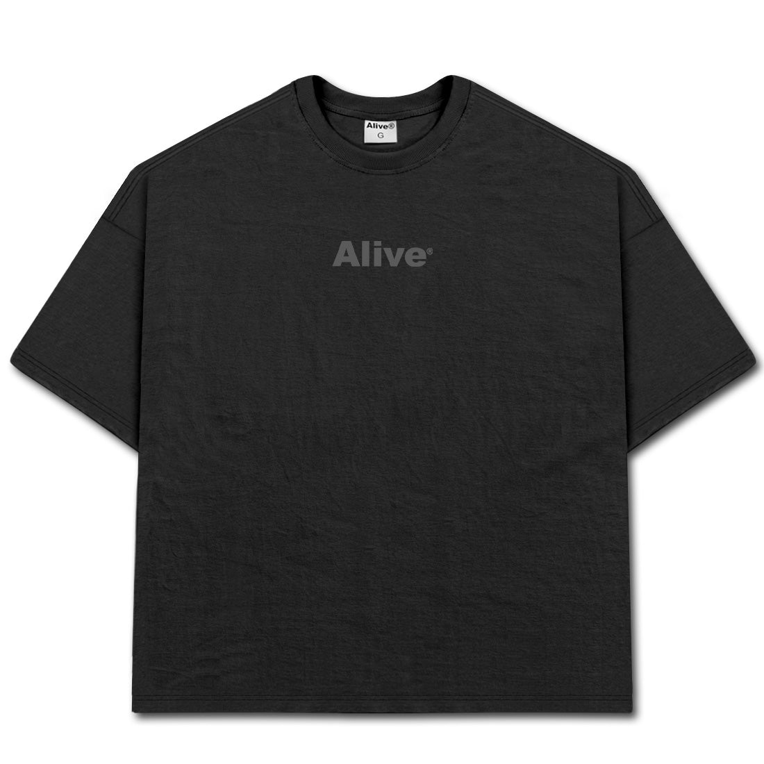 Camiseta Alive Oversized World Preto