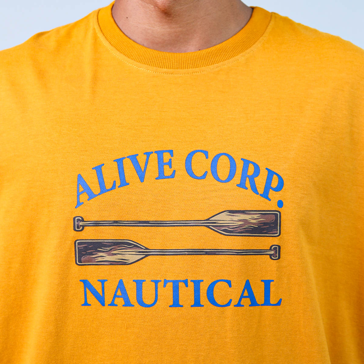 Camiseta Alive Paddle Mostarda