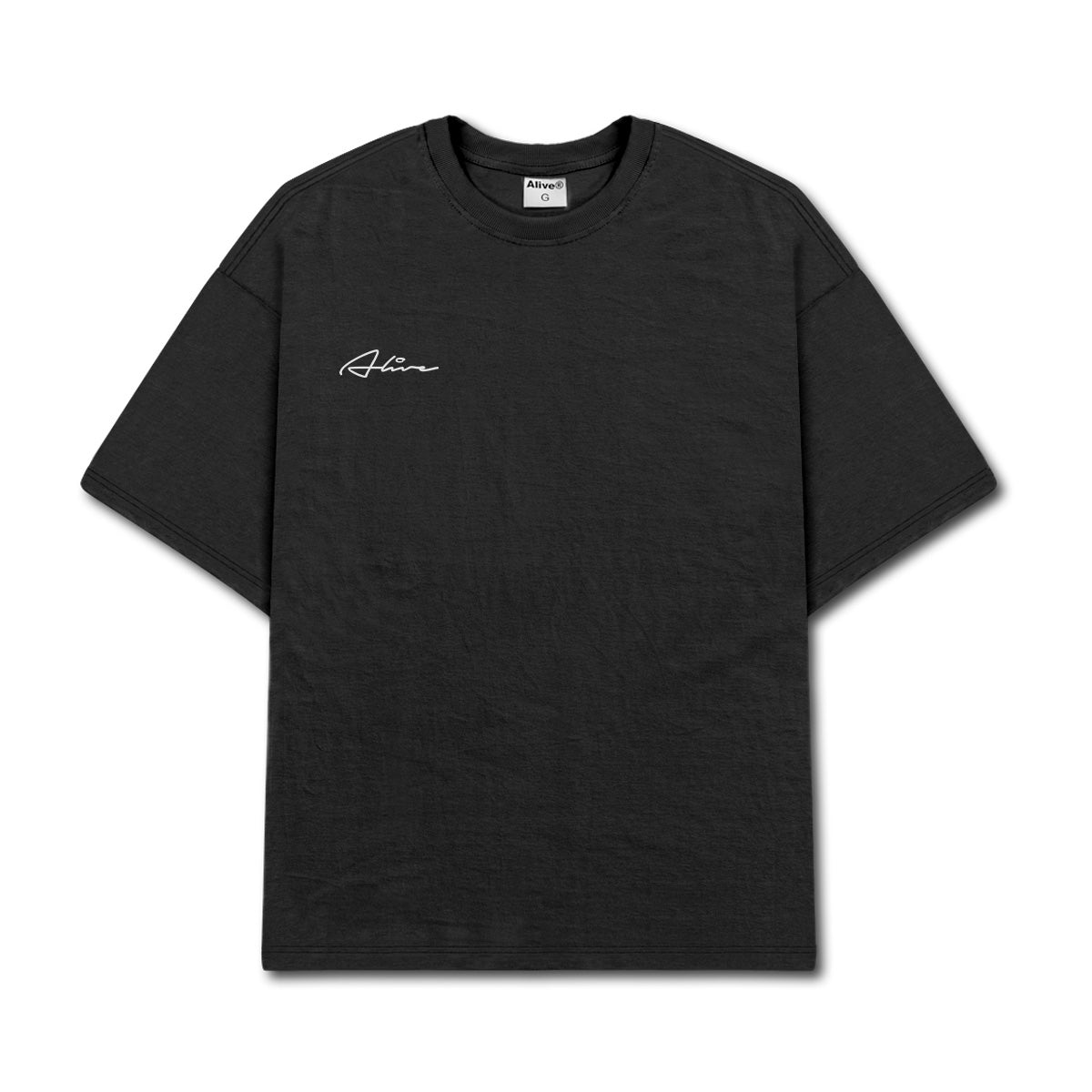 Camiseta Alive Clássica Rubric Preto