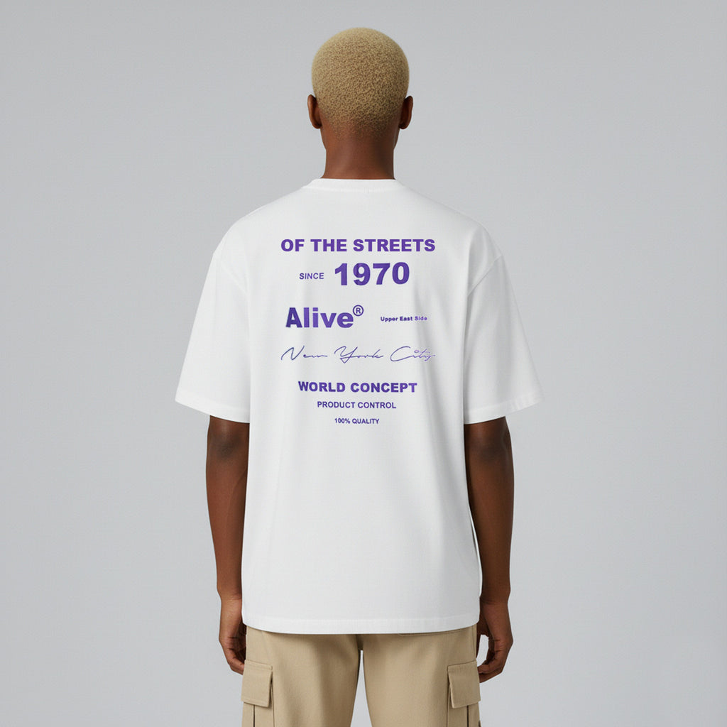 Camiseta Alive Since 70s Branco