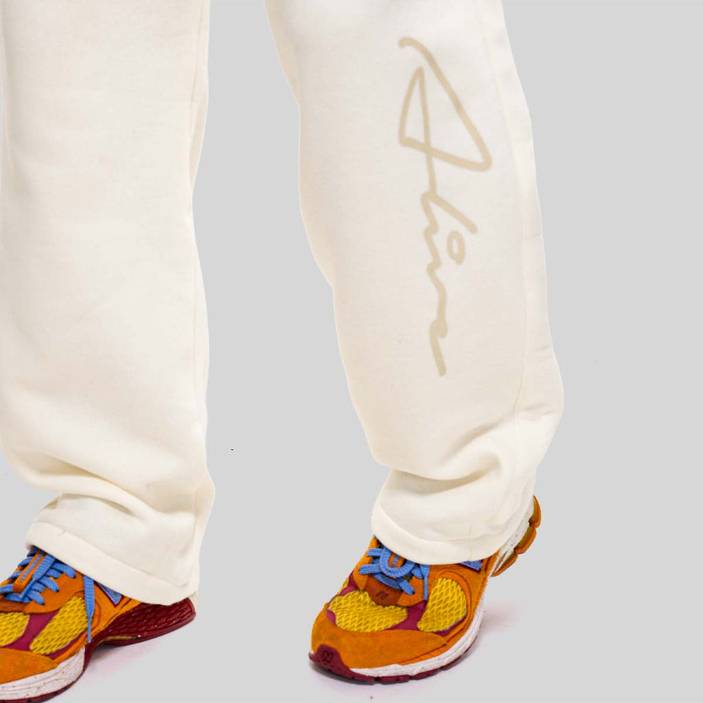 Calça Alive Moletom Rubric Off White - Texas