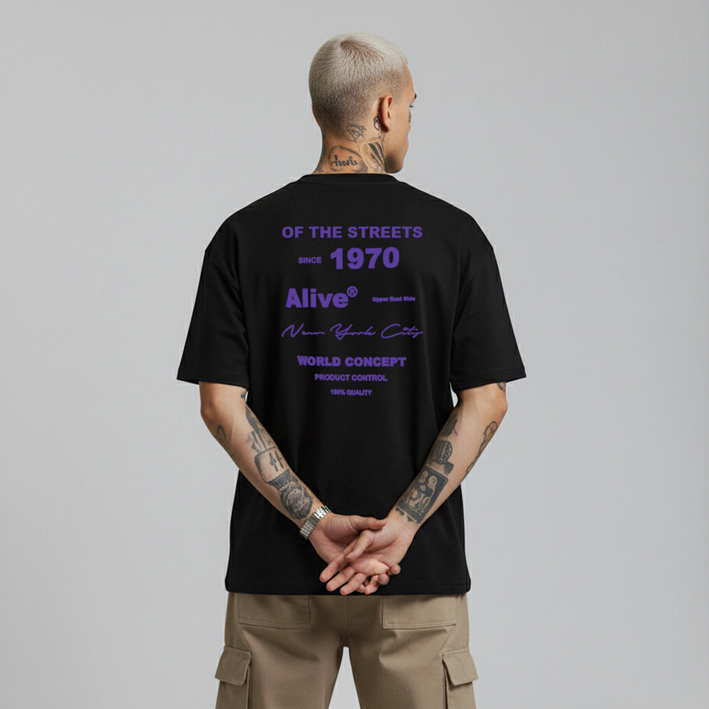 Camiseta Alive Since 70s Preto