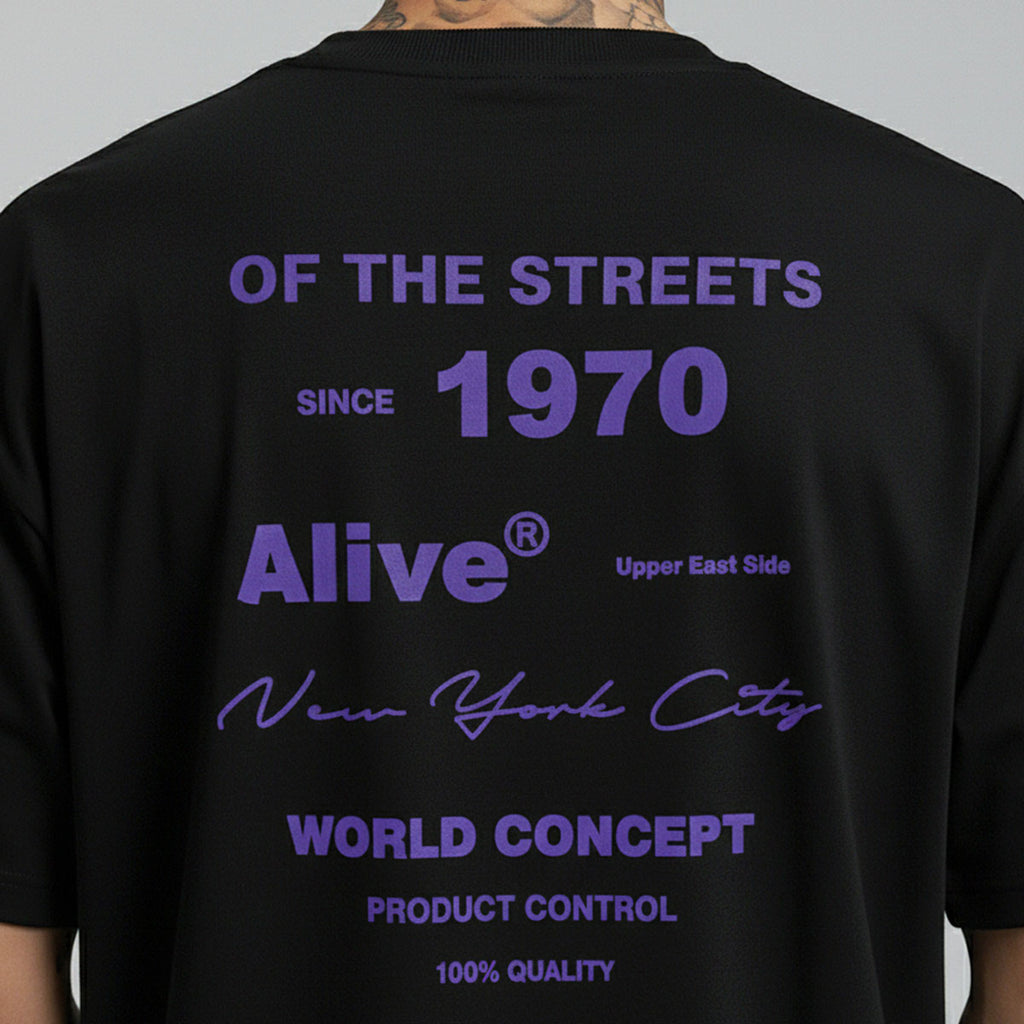 Camiseta Alive Since 70s Preto