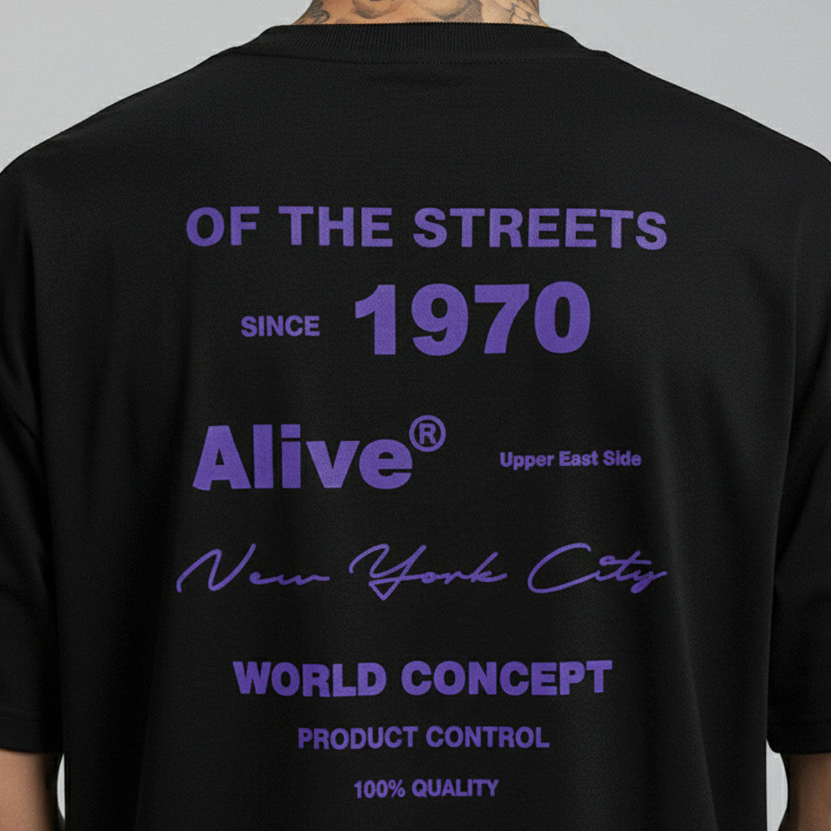 Camiseta Alive Since 70s Preto