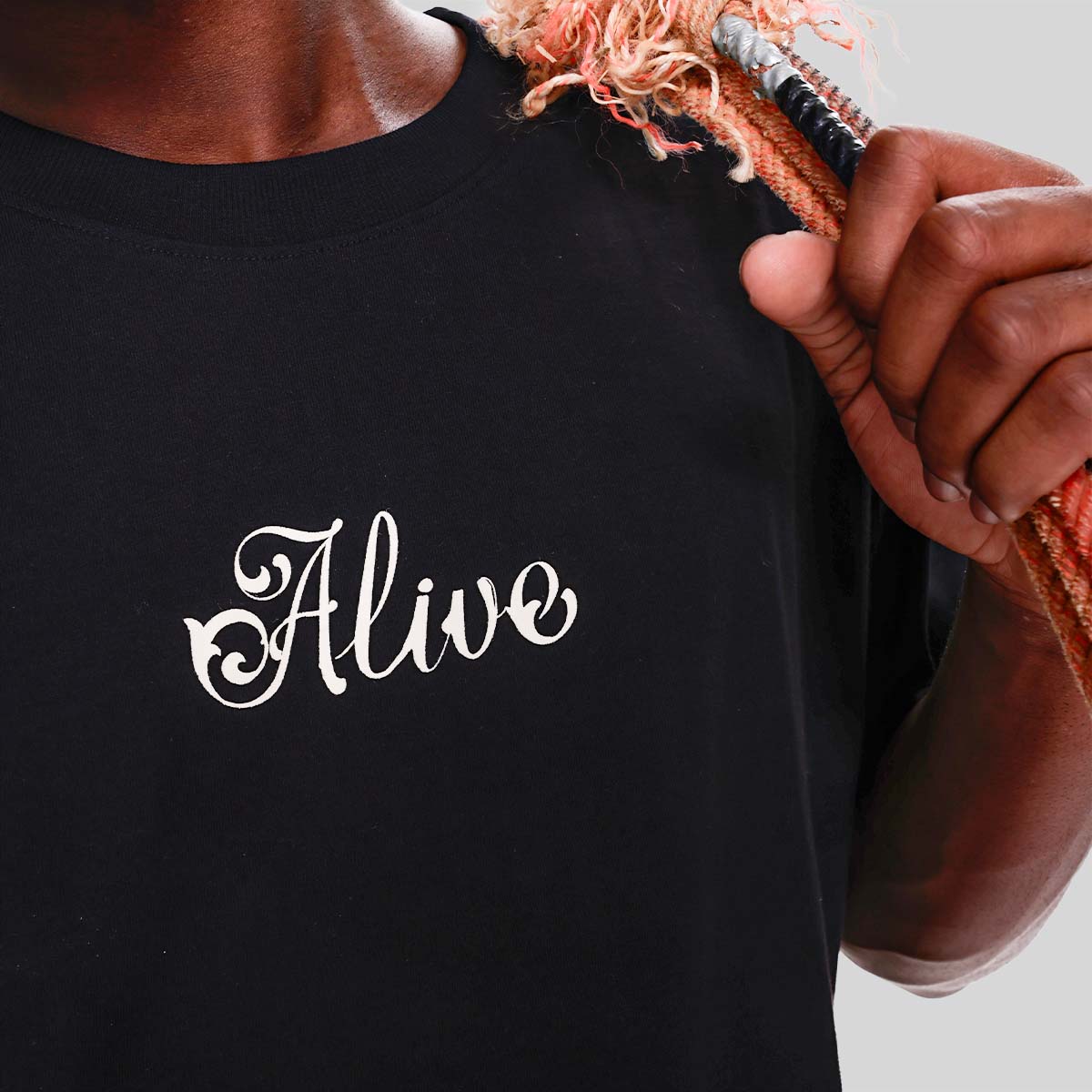 Camiseta Alive Oversized Horse Preto - Texas