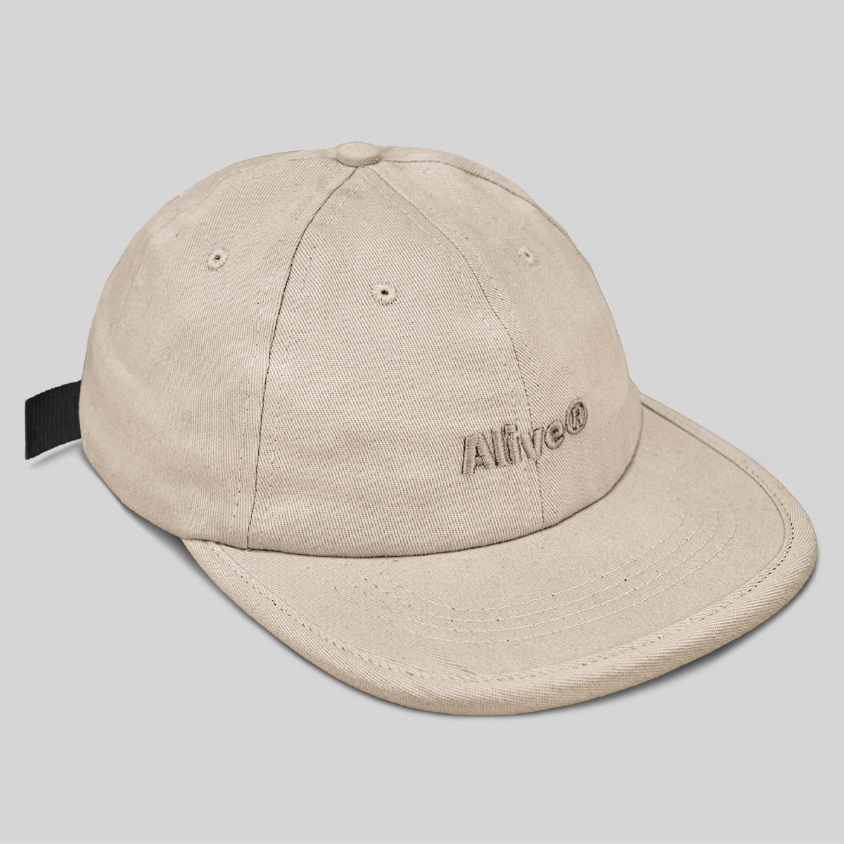 Boné Alive Six Panel Logo Bege Texas