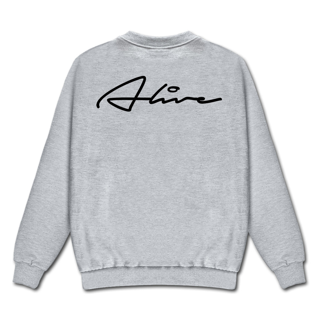 Moletom Alive Careca Rubric Cinza