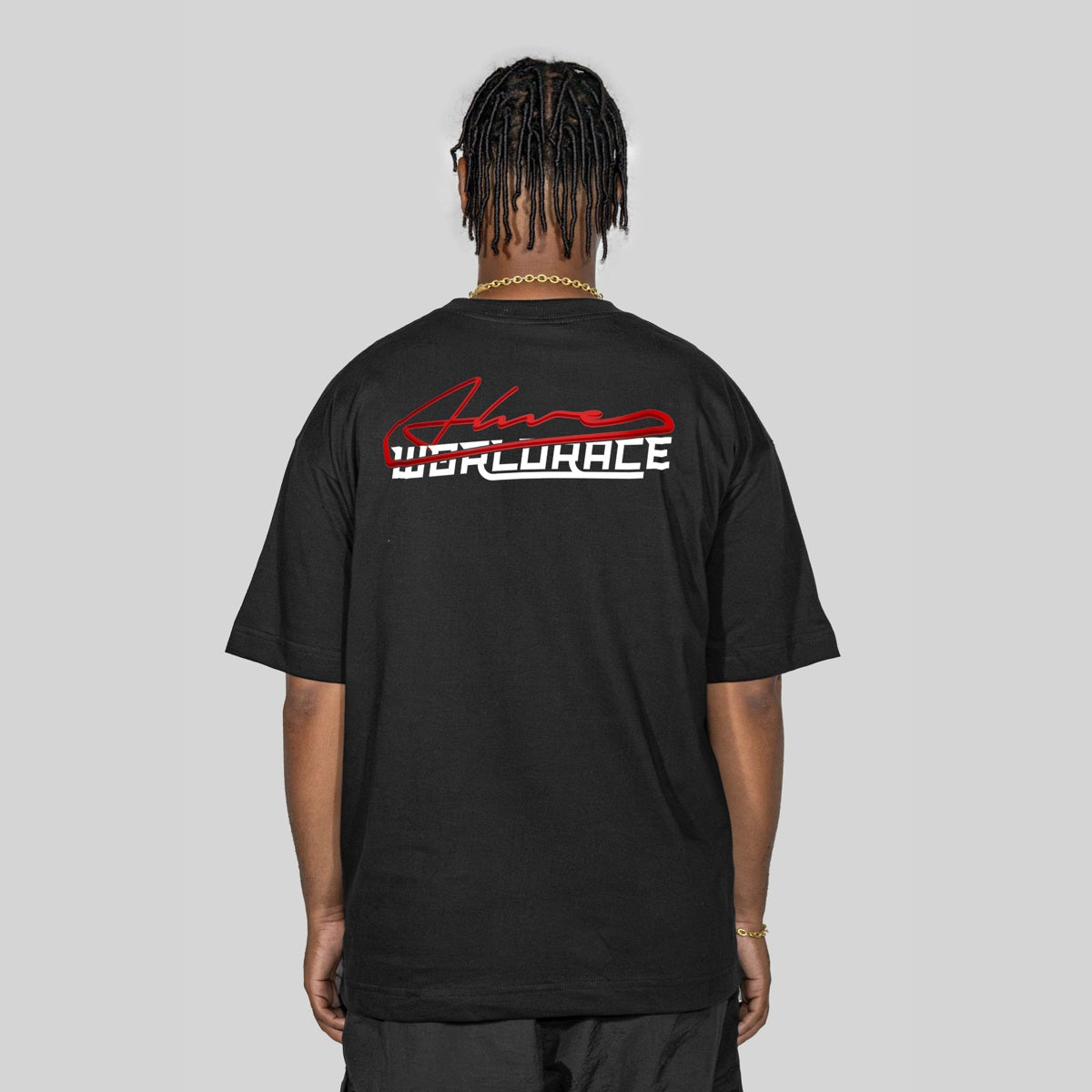 Camiseta Alive Oversized Circuit Preto