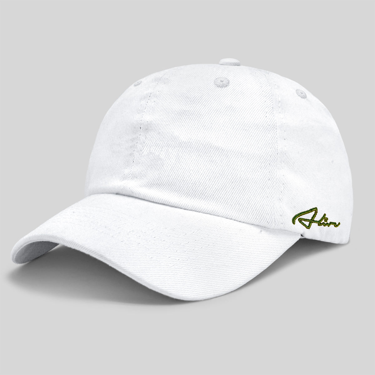 Boné Alive Dad Hat Side Rubric Branco Texas
