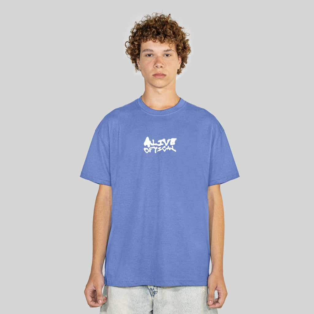 Camiseta Alive Clássica Optical Azul