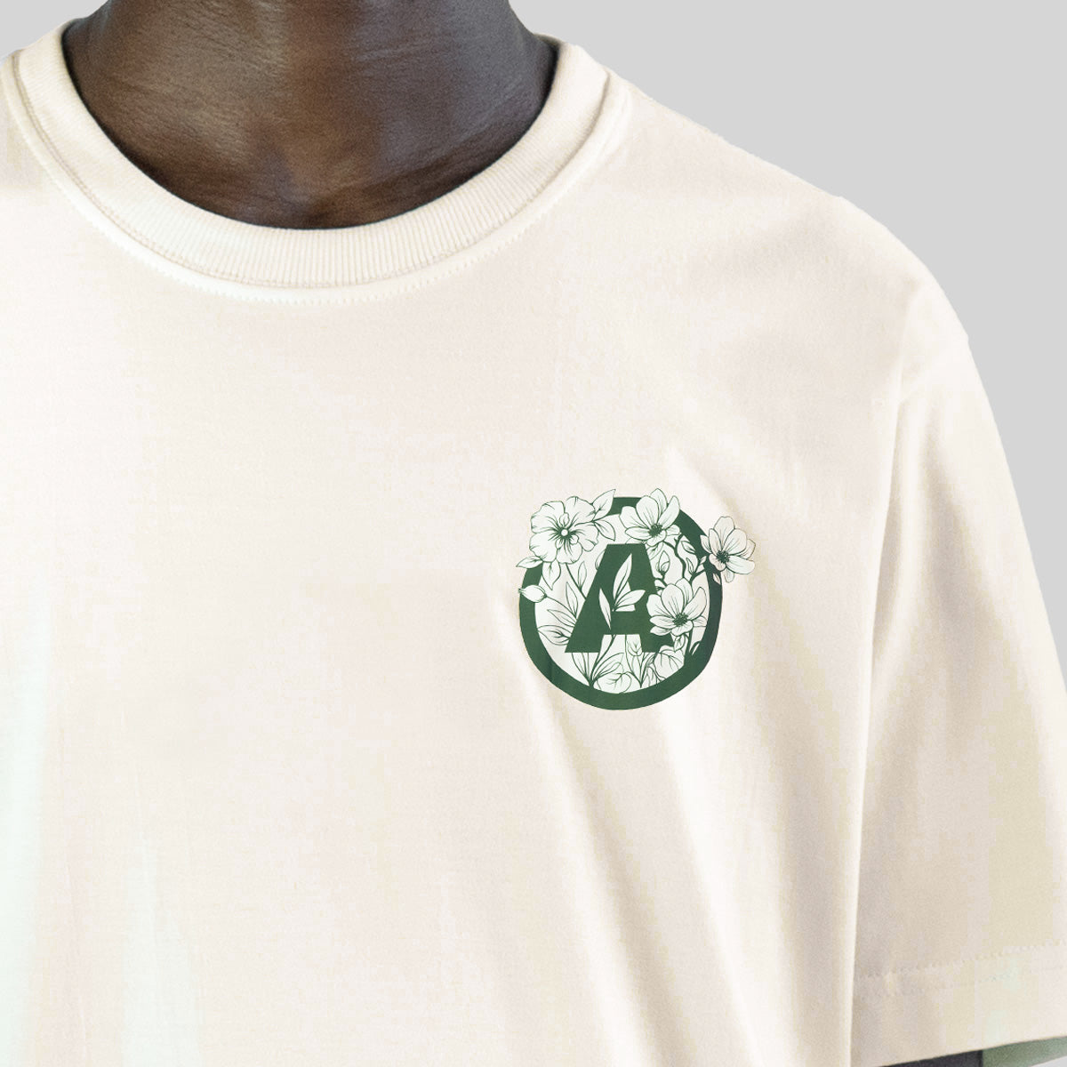 Camiseta Alive Flowers Off White