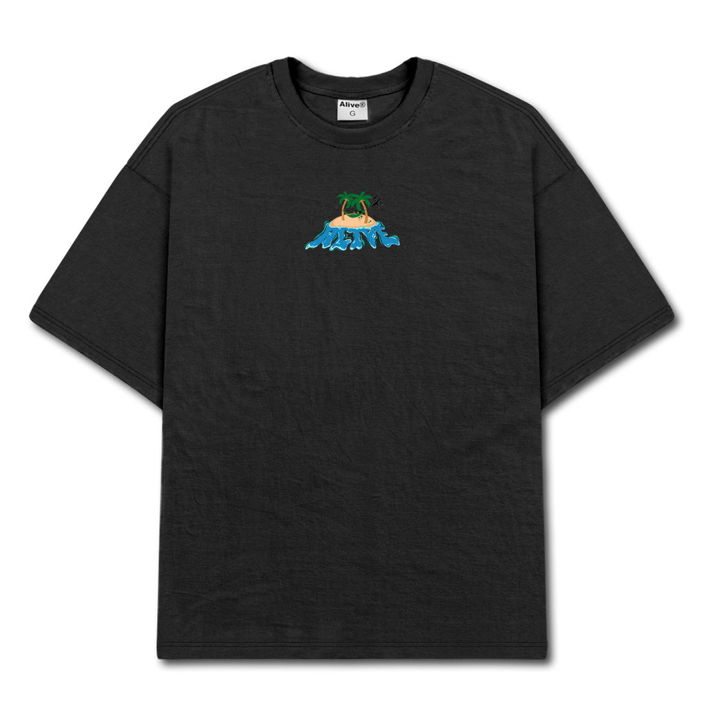 Camiseta Alive Island Preto