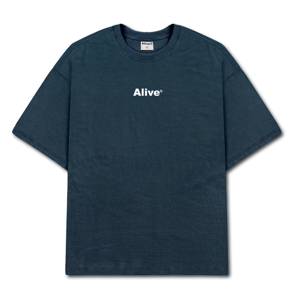 Camiseta Alive Basic Azul Marinho