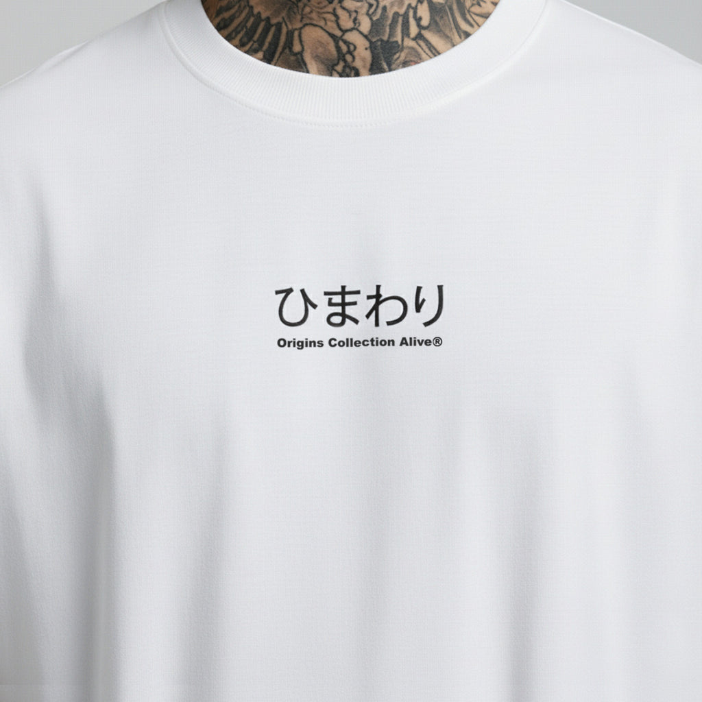 Camiseta Alive Sunflower Branco