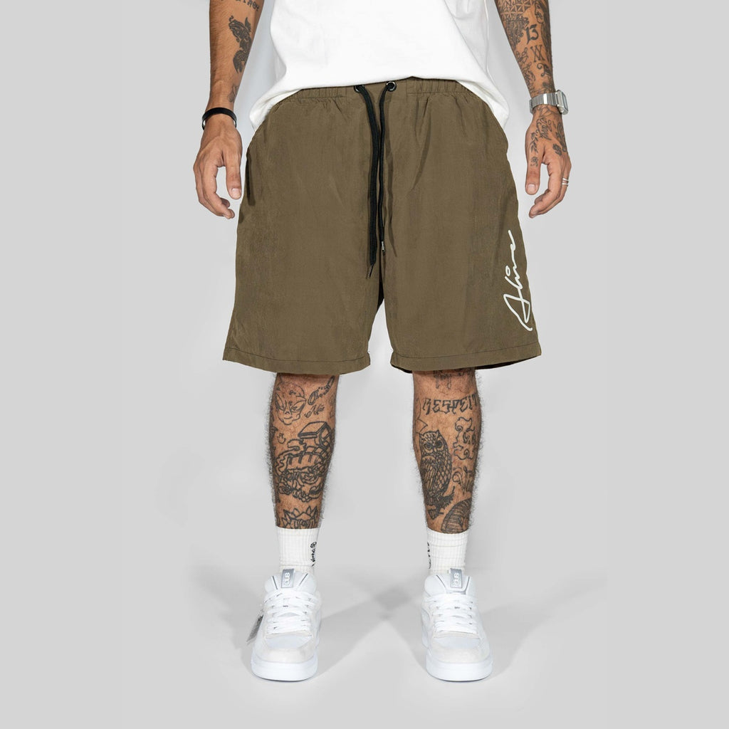 Short Alive Tec Line Marrom