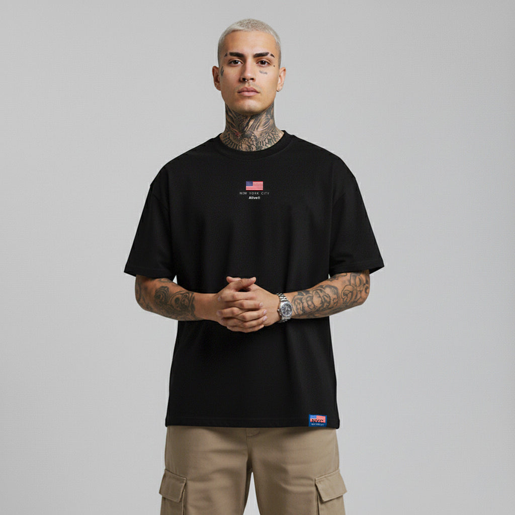 Camiseta Alive U.S.A Preto