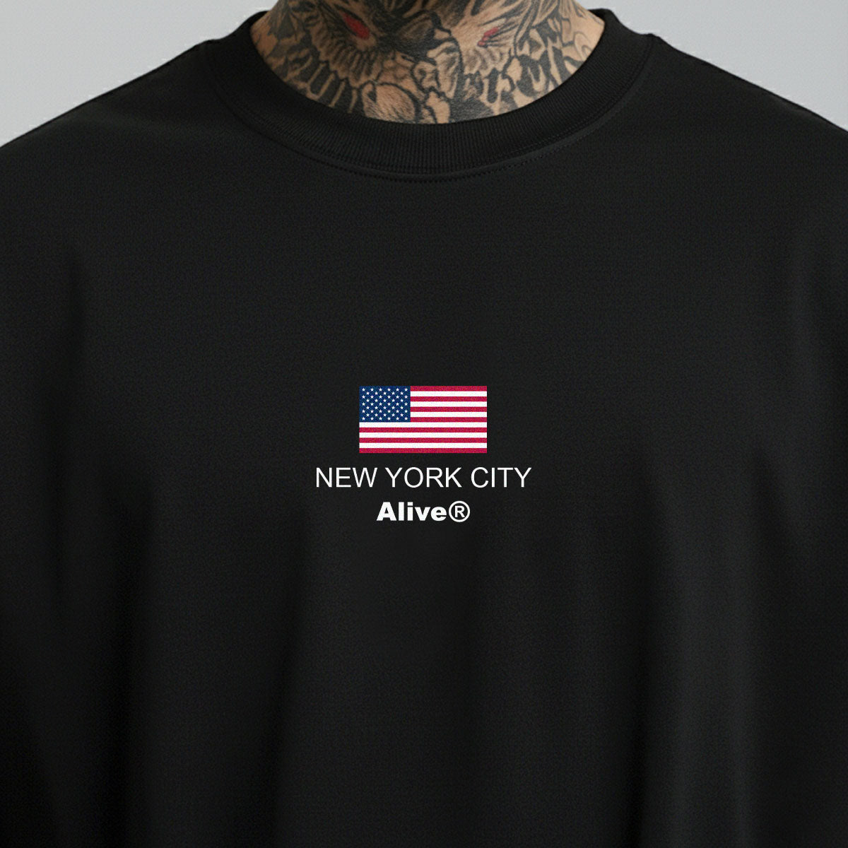 Camiseta Alive U.S.A Preto