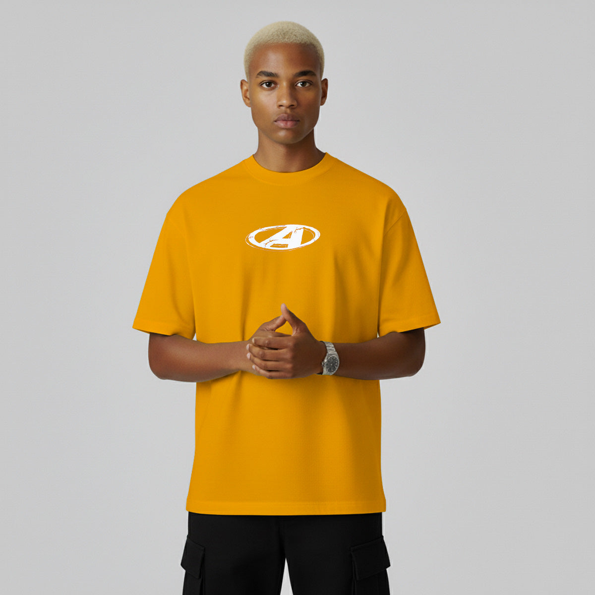 Camiseta Alive Stone Mostarda