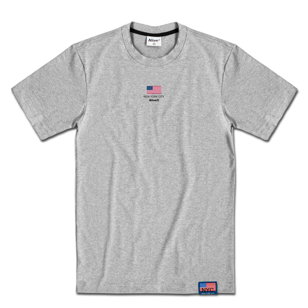 Camiseta Alive U.S.A Cinza