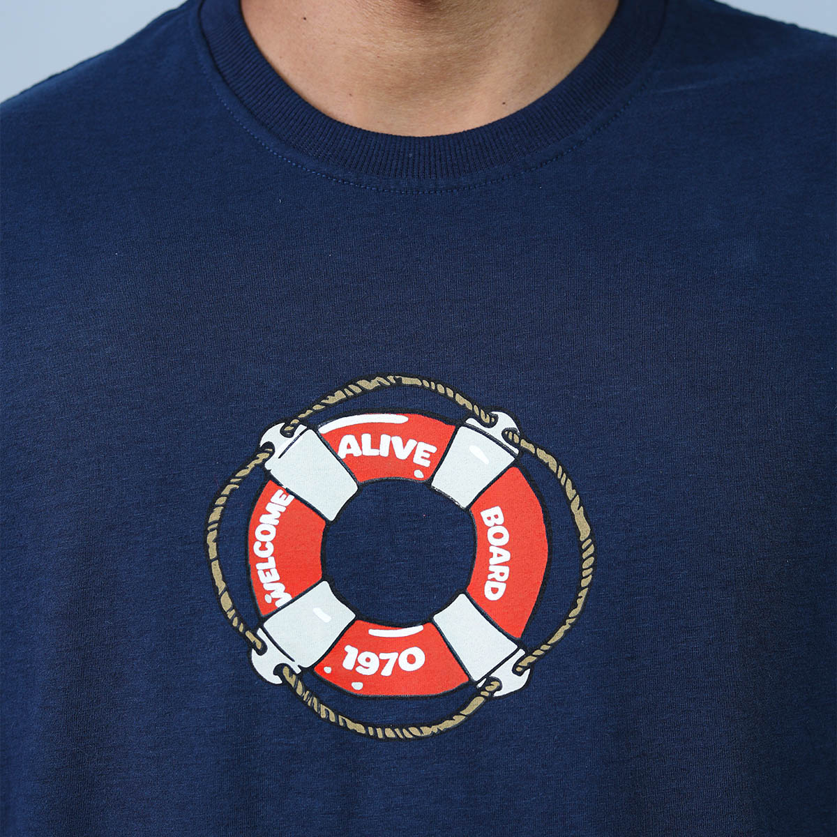 Camiseta Alive Floater Azul Marinho