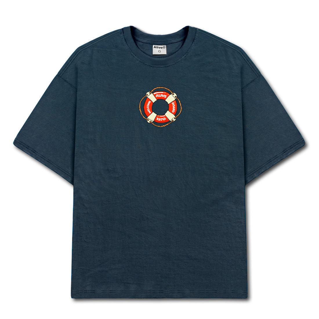 Camiseta Alive Floater Azul Marinho