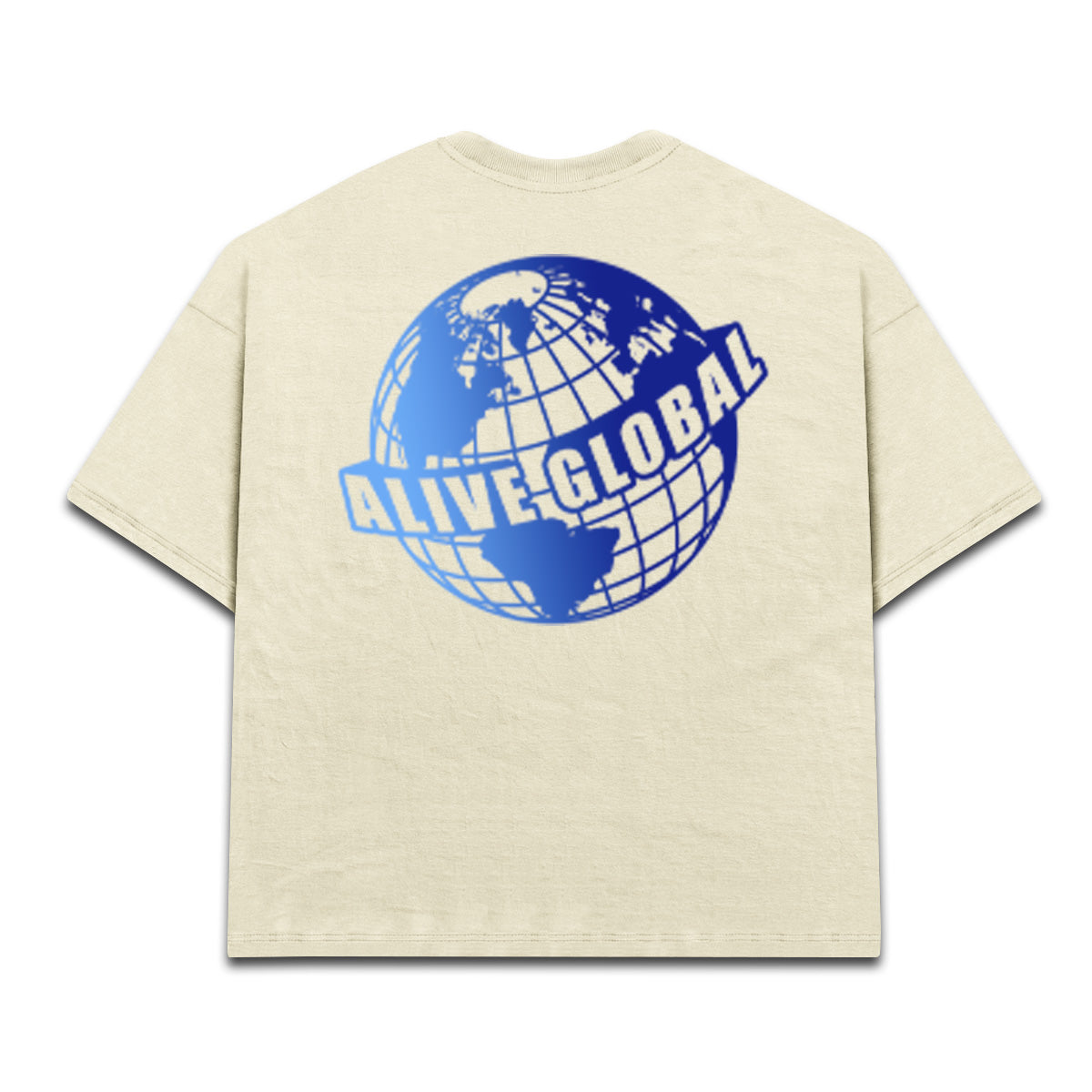 Camiseta Alive Oversized Global Off White