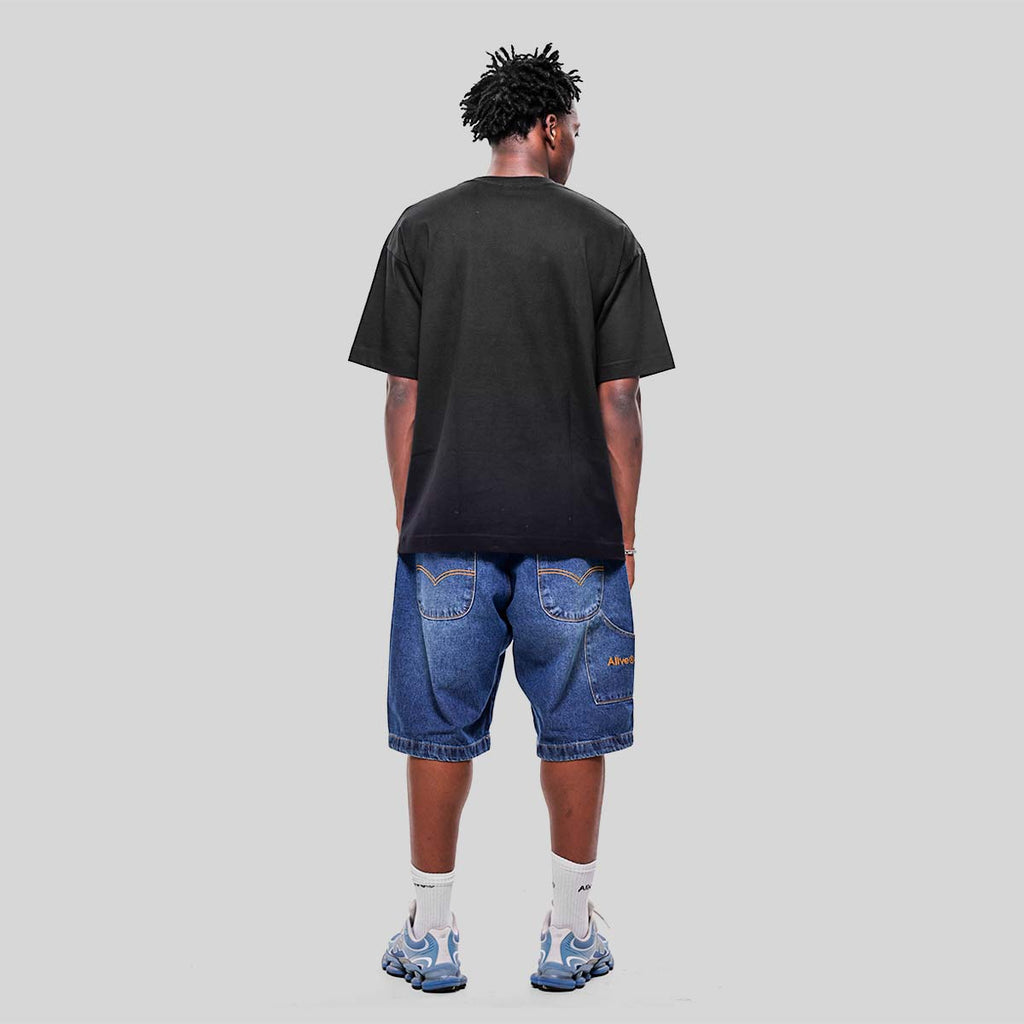Camiseta Alive Oversized Signature Preto - Texas