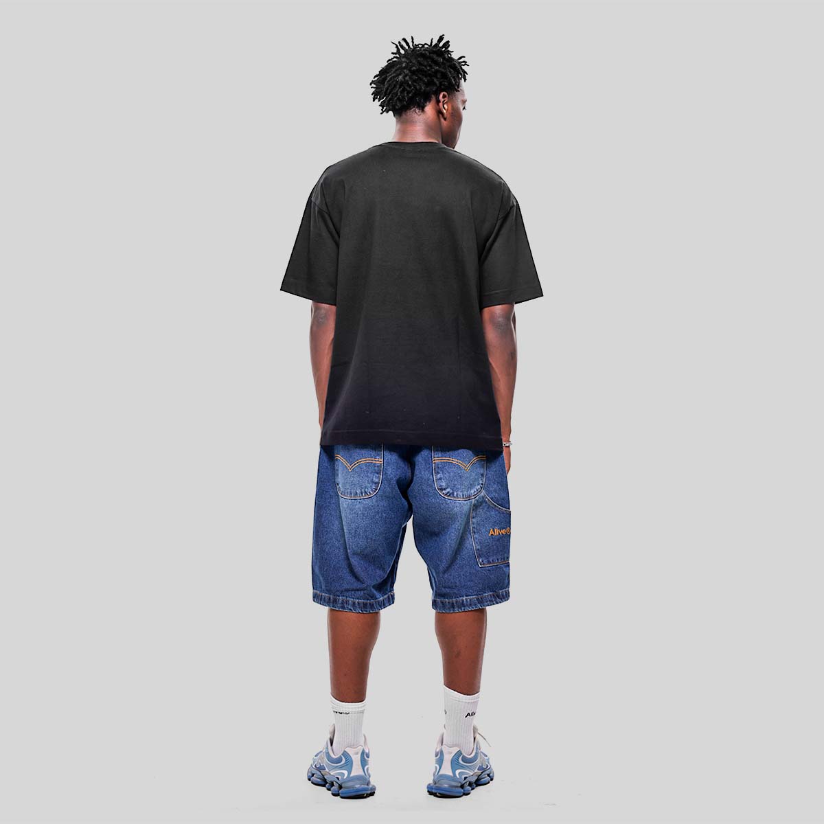 Camiseta Alive Oversized Signature Preto - Texas