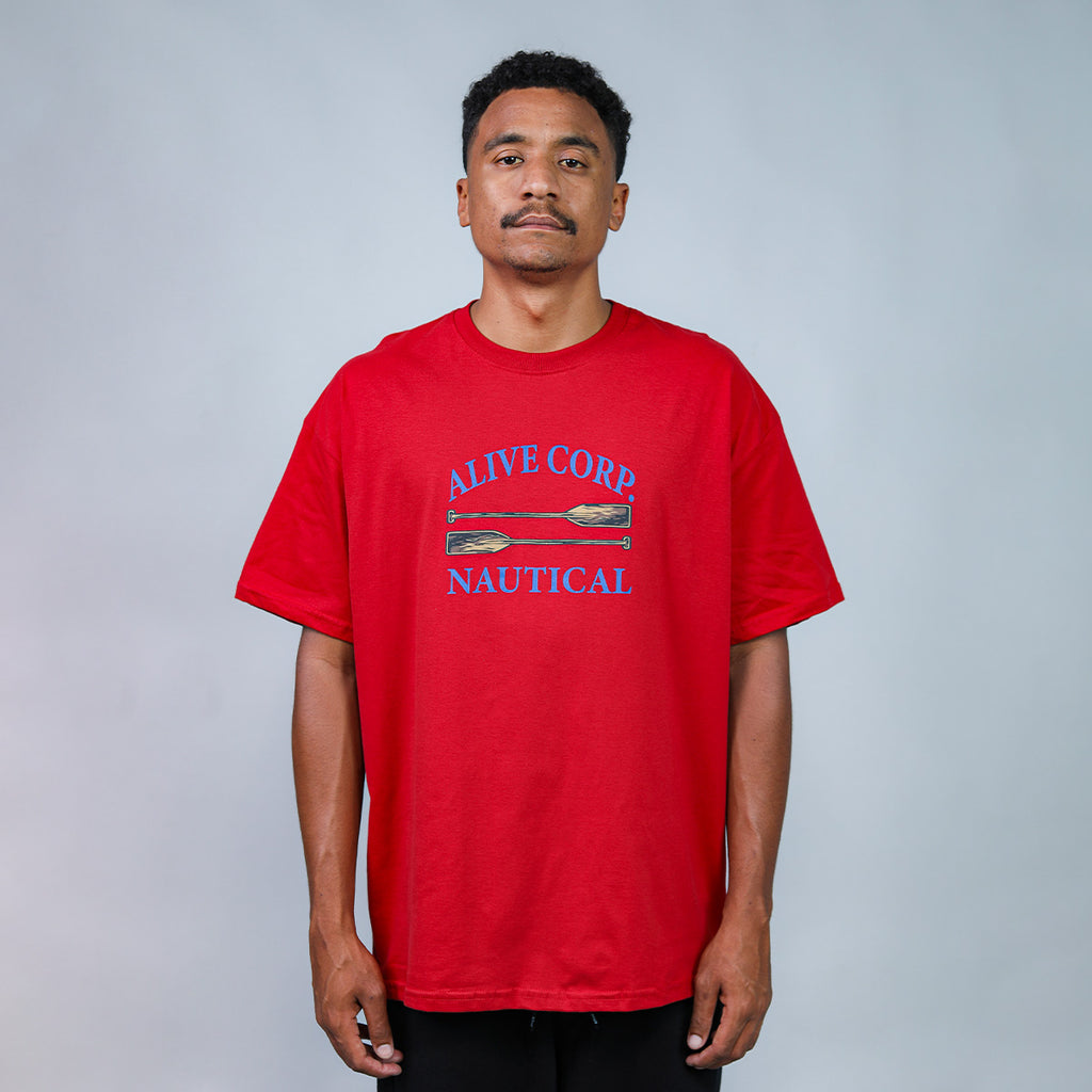 Camiseta Alive Paddle Vermelho