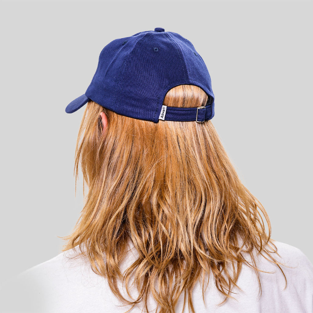 Boné Alive Dad Hat Logo Azul Marinho Texas