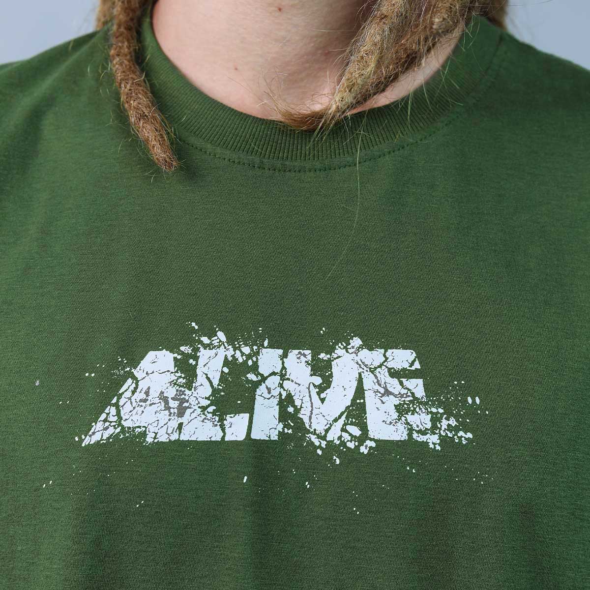 Camiseta Alive Destroyed Verde