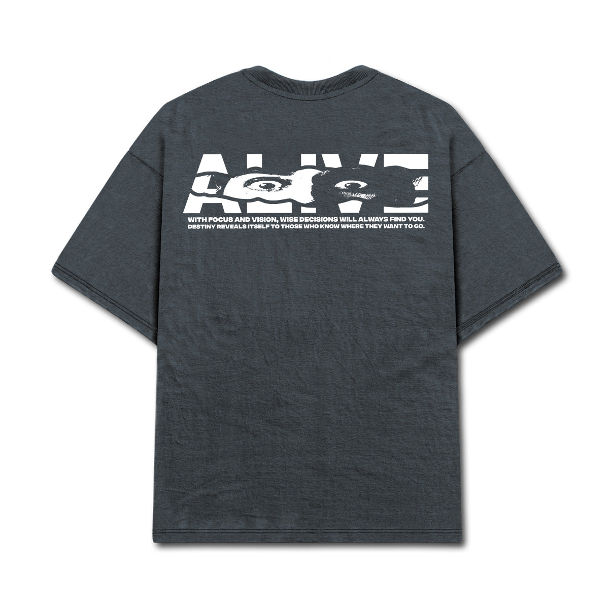 Camiseta Alive Clássica Eyes Cinza
