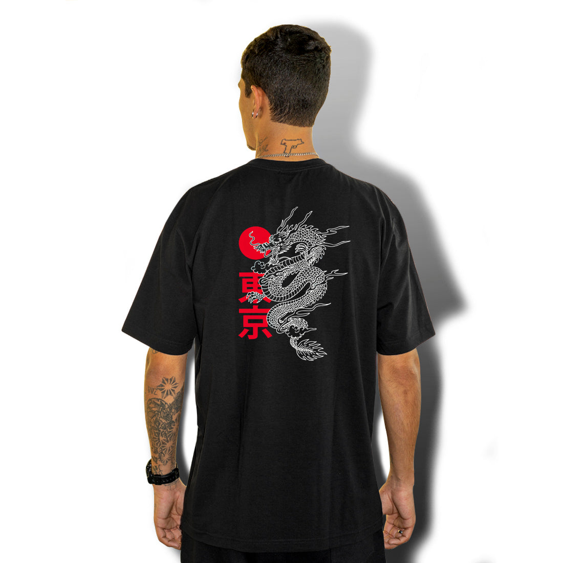 Camiseta Alive Eastern Dragon Preto