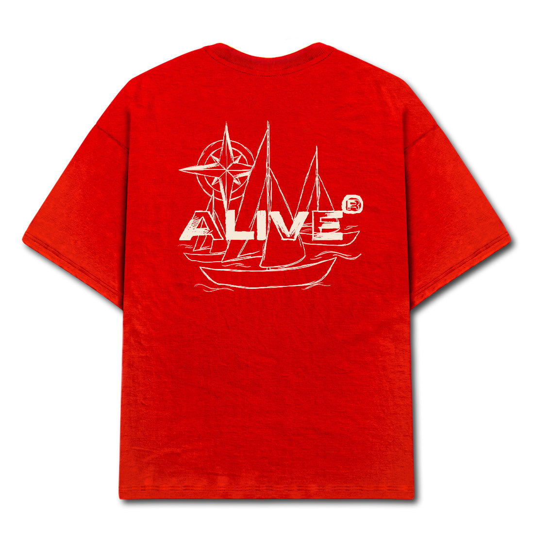 Camiseta Alive Ship Vermelho