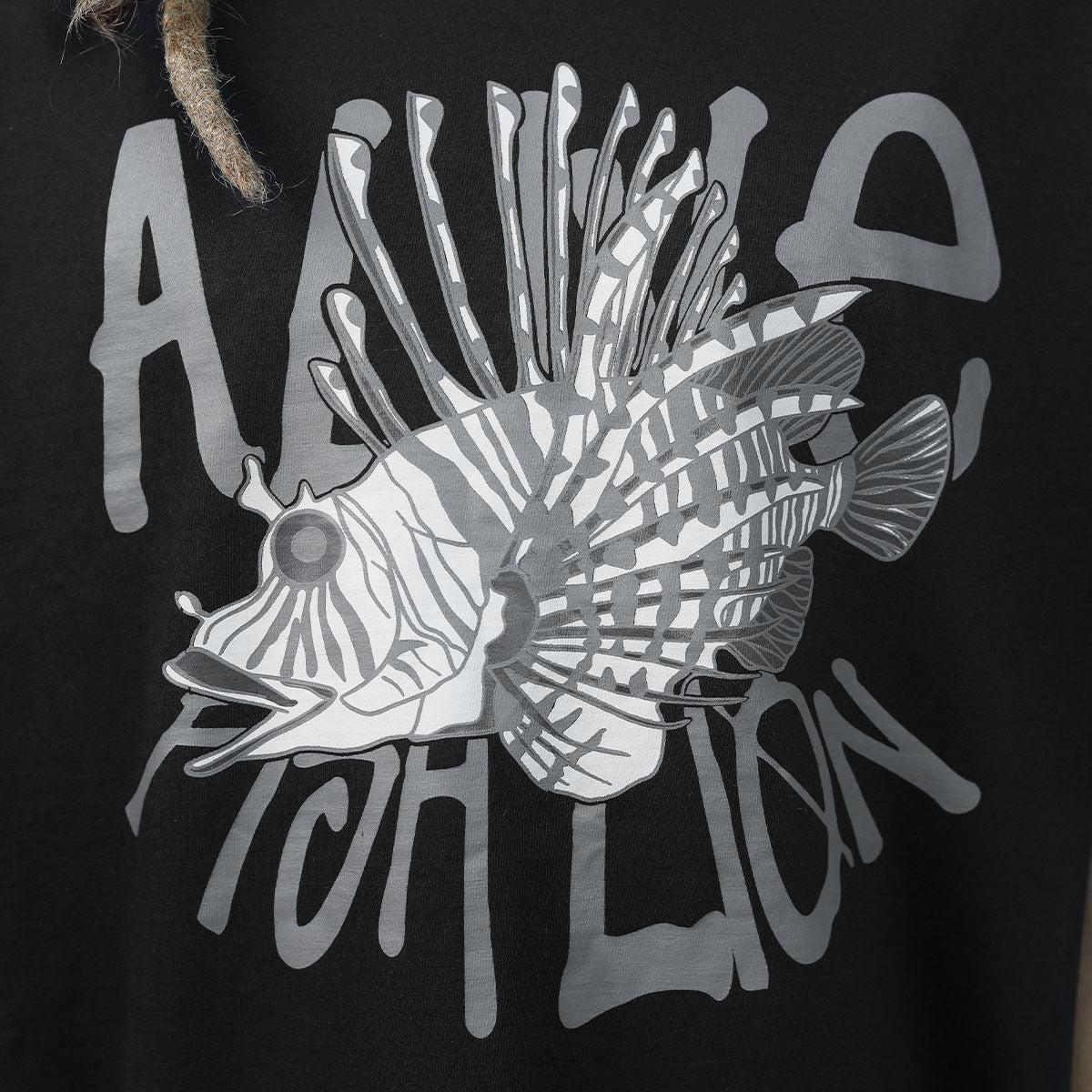 Camiseta Alive Oversized Fishlion Preto