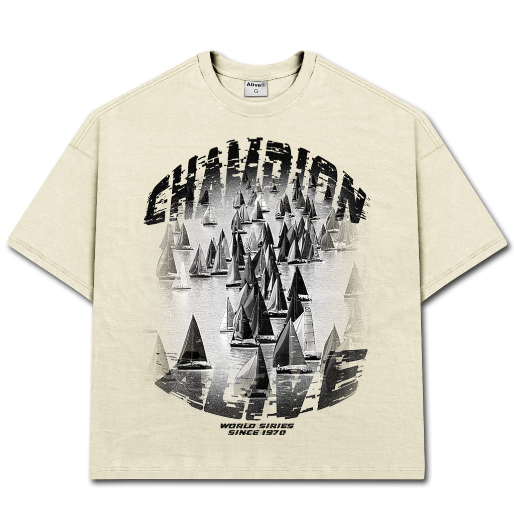 Camiseta Alive Oversized Essencial Champion Off White