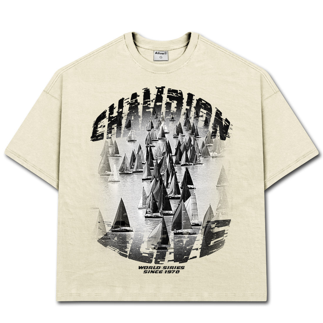 Camiseta Alive Oversized Essencial Champion Off White